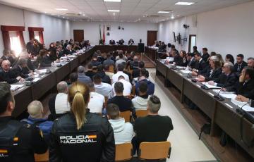 Imágenes del juicio en la Audiencia Provincial de Algeciras