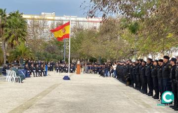 Celebración de los 200 de la Policía Nacional en Plaza de España. 