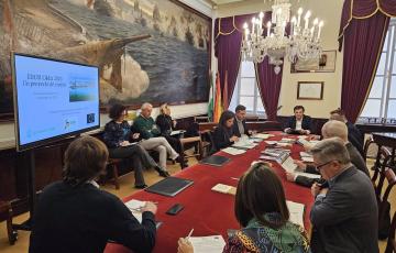  Comisión de Seguimiento de la Edusi en el salón de la Junta de Gobierno Local