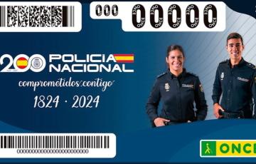 El cupón de la ONCE conmemora el 200 aniversario de la creación de la Policía Nacional.