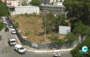 Solar del antiguo Pabellón Portillo entre las calles Ciudad de Santander y Brunete