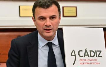 El alcalde de Cádiz, Bruno García, este viernes en Junta de Gobierno Local. 