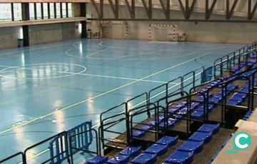 Imagen de la pista del Pabellón Centro Histórico de Cádiz