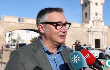 El portavoz de VOX en el Parlamento de Andalucía, Manuel Gavira.