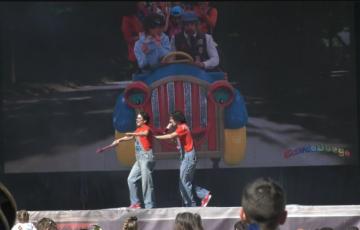 Los más pequeños disfrutaron cantaron las canciones más conocidas para ellos