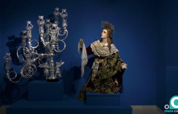 Algunas de las piezas expuestas en la muestra de la Fundación Cajasol.