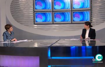 La secretaria de Igualdad de CCOO, Silvia Gómez, en el programa Ángulo Abierto. 