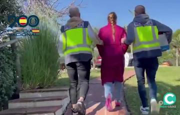 Una de las detenciones efectuadas durante el operativo