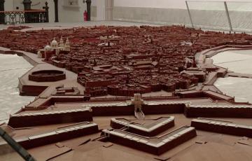 La maqueta de Cádiz, una de las piezas más valiosas del Museo.