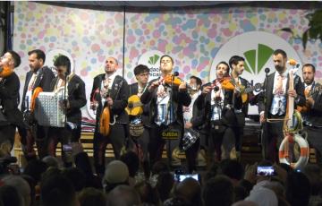 La chirigota del Bizcocho fue una de las participantes en el certamen de coplas de Unicaja