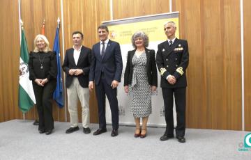 Acto de entrega del bastón de mando a la nueva subdelegada Blanca Flores. 