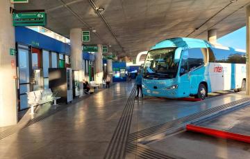 La estación de autobuses de Cádiz en la avenida de astilleros