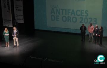 Momento de la Gala de Antifaces de Oro 2023.