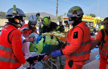 Simulacro de emergencias en la provincia.
