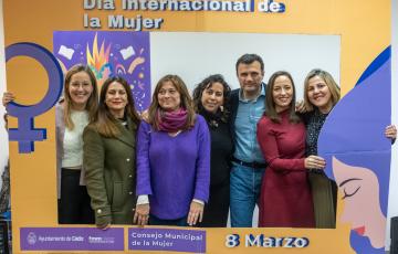 Un momento del acto del 8M en el Consejo Municipal de la Mujer