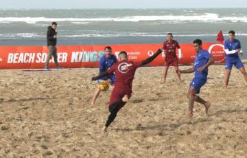 El Beach Soccer Kings protagonista de la playa Victoria durante el fin de semana.