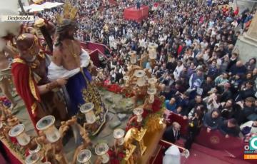 Despojado en su entrada a la Catedral