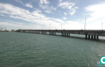 Imagen actual del puente Carranza. 