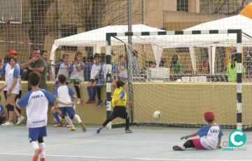Una de las puebas realizadas este domingo en el centro Tierno Galván. 