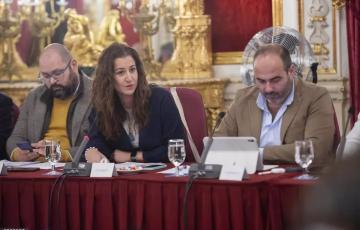 Paula Conesa en un Pleno de Diputación en una imagen de archivo