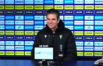 El entrenador en rueda de prensa - Cádiz CF