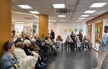 La visita estuvo guiada con distintas explicaciones 