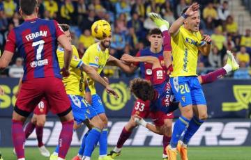 Los de Pellegrino mejoraron en la segunda parte aunque no consigueron marcar en la portería de Ter Stegen