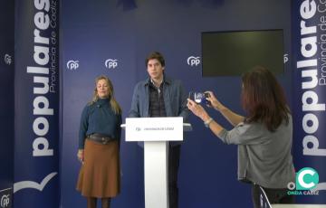 El diputado nacional del PP, Miguel Sastre, durante su intervención