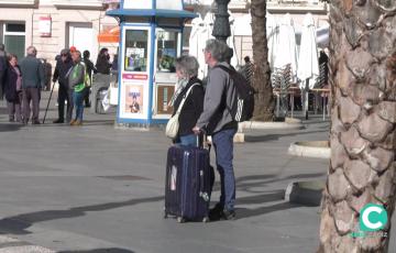 Turistas en la plaza San Juan de Dios 