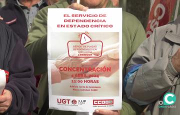 Cartel de la convocatoria de la movilización