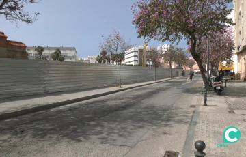 Vista actual de la avenida Marconi