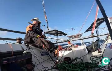 La deportista naútica partió desde aguas gaditanas el pasado tres de marzo