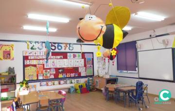 Detalle de un aula de un centro de Cádiz