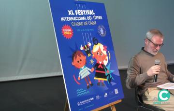 El cartel de esta edición durante la presentación del acontecimiento cultural