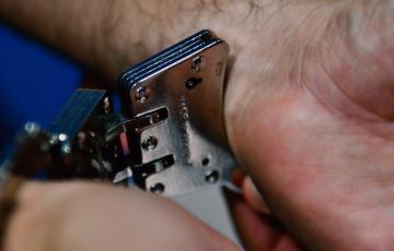 Foto de archivo de unas esposas