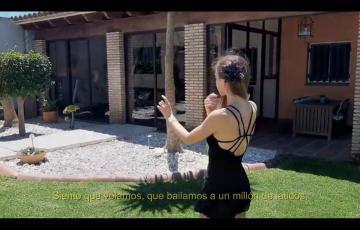 Fotograma de un videopoema del concurso anterio