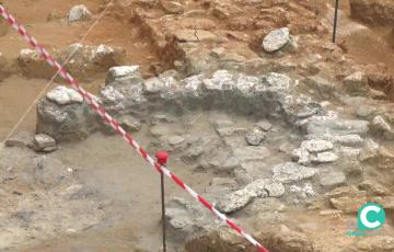 Sacado a la luz parte de una necrópolis romana en su obra de la calle Marqués de Coprani.