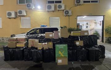 Tabaco de contrabando incautado en una operación en el Campo de Gibraltar.