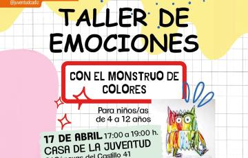 El taller de emociones se celebra este miércoles de 17 a 19 horas en la Casa de la Juventud. 