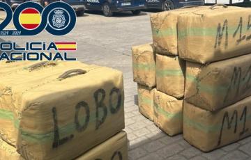 Imágenes de los fardos intervenidos