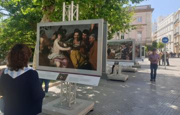 Este lunes ha tenido lugar la inauguración la exposición 'El Prado en las calles'.