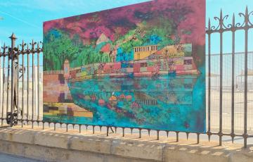 Una de las instantáneas de la obra pictórica de José Alberto López. 