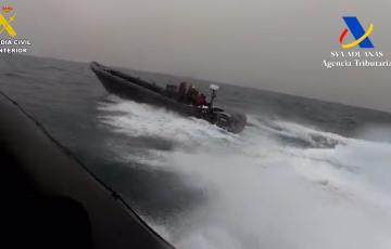 Imagen de una las operaciones contra las narcolanchas 