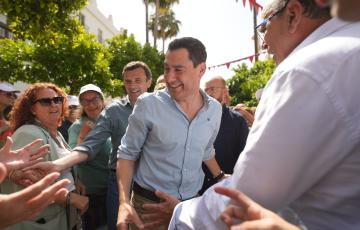 Moreno Bonilla llama a votar el 9 de junio en El Puerto porque "son nuestras elecciones. Nos jugamos el presente y el futuro de nuestros hijos".