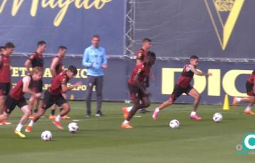 Los jugadores han trabajado en la Ciudad Deportiva Bahía de Cádiz 