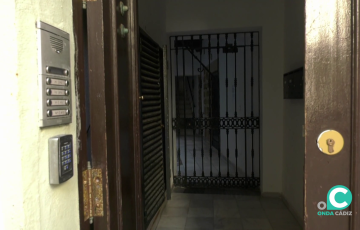 Casapuerta en el casco histórico de Cádiz