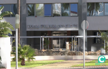 Imagen del recinto de la Zona Franca de Cádiz