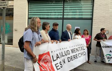 Concentración de profesionales de Salud Mental Comunitaria en la ciudad. 