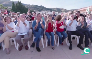 El mitín de campaña de la formación socialista celebrado en la localidad costasoleña