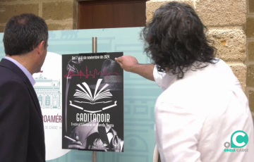 Momento de la presentación del cartel de este novedosa edición de escritura